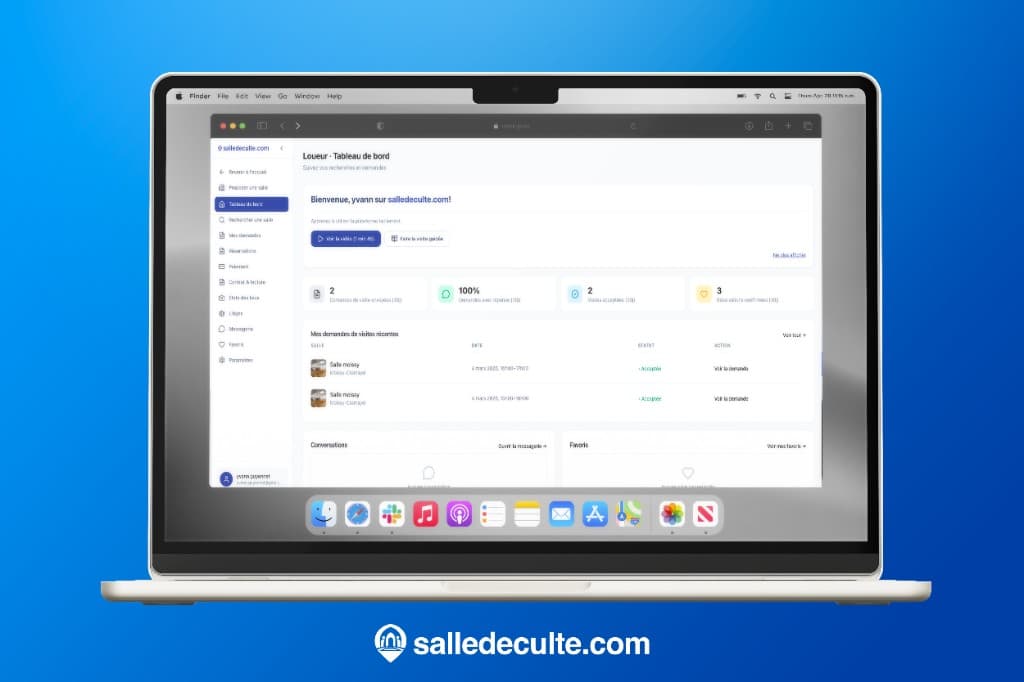 Aperçu dashboard propriétaire